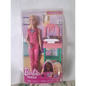 Blonde Barbie Baby Doctor Doll Fashion Doll "Can Be Anything" 1 Baby Brand New